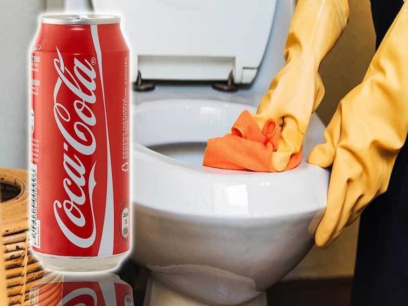 Diệt vi khuẩn bồn cầu hiệu quả bất ngờ với Coca Cola