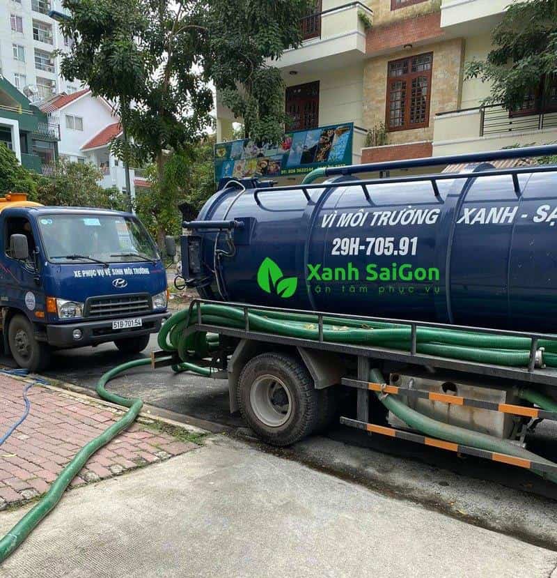 Dịch vụ hút bể phốt Phú Xuyên bảo hành dài hạn
