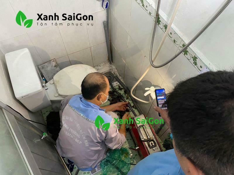 Quy trình tiến hành dịch vụ hút hầm cầu tại Hội An của Xanhsaigon