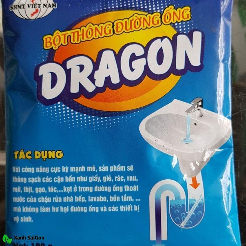 Chú ý quan trọng khi sử dụng bột thông cống Dragon