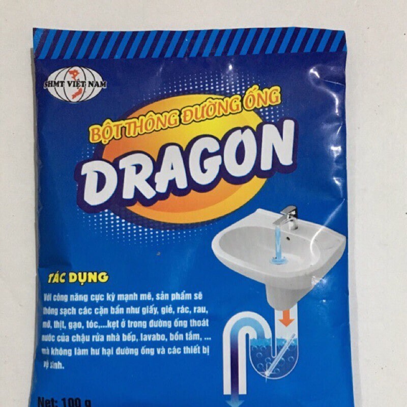 bột thông cống dragon